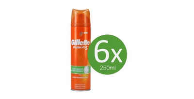 Gillette Rasiergel Fusion 5 Rasiergel 250ml Rasierschaum Rasur Bartpflege, 6-tlg., 5 Rasiergel 250ml, schütz und kühlt die Haut, angenehmes und weiches Hautgefühl