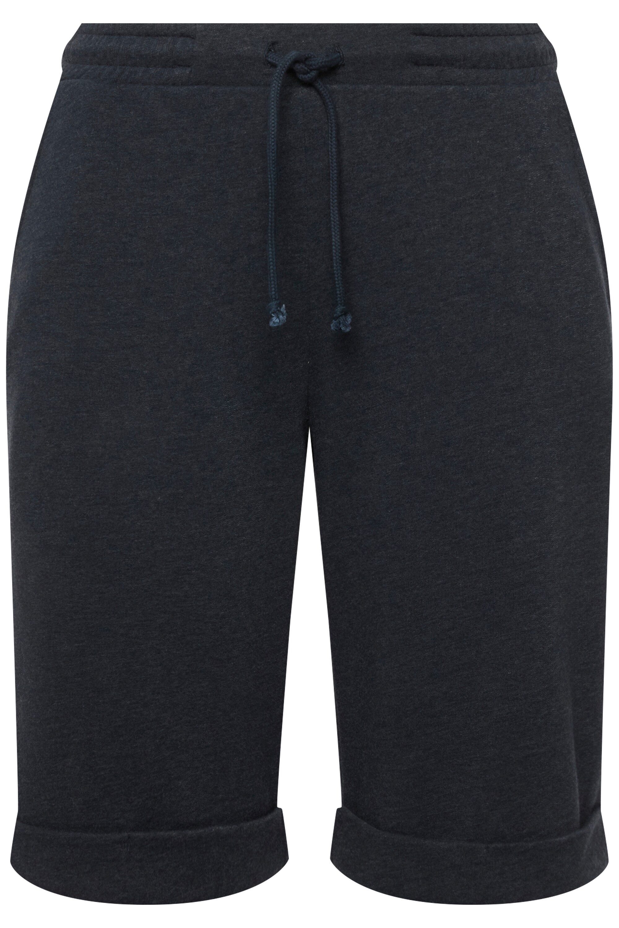 Ulla Popken Jeansshorts Sweatshorts Mary weites gerades Bein Elastikbund – Bild 2 von 4