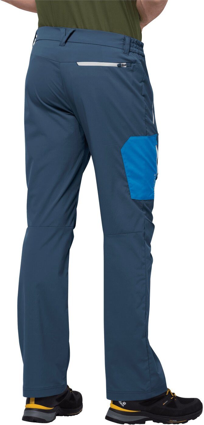 Jack Wolfskin Zip-off-Hose OVERLAND PANTS M THUNDER BLUE
