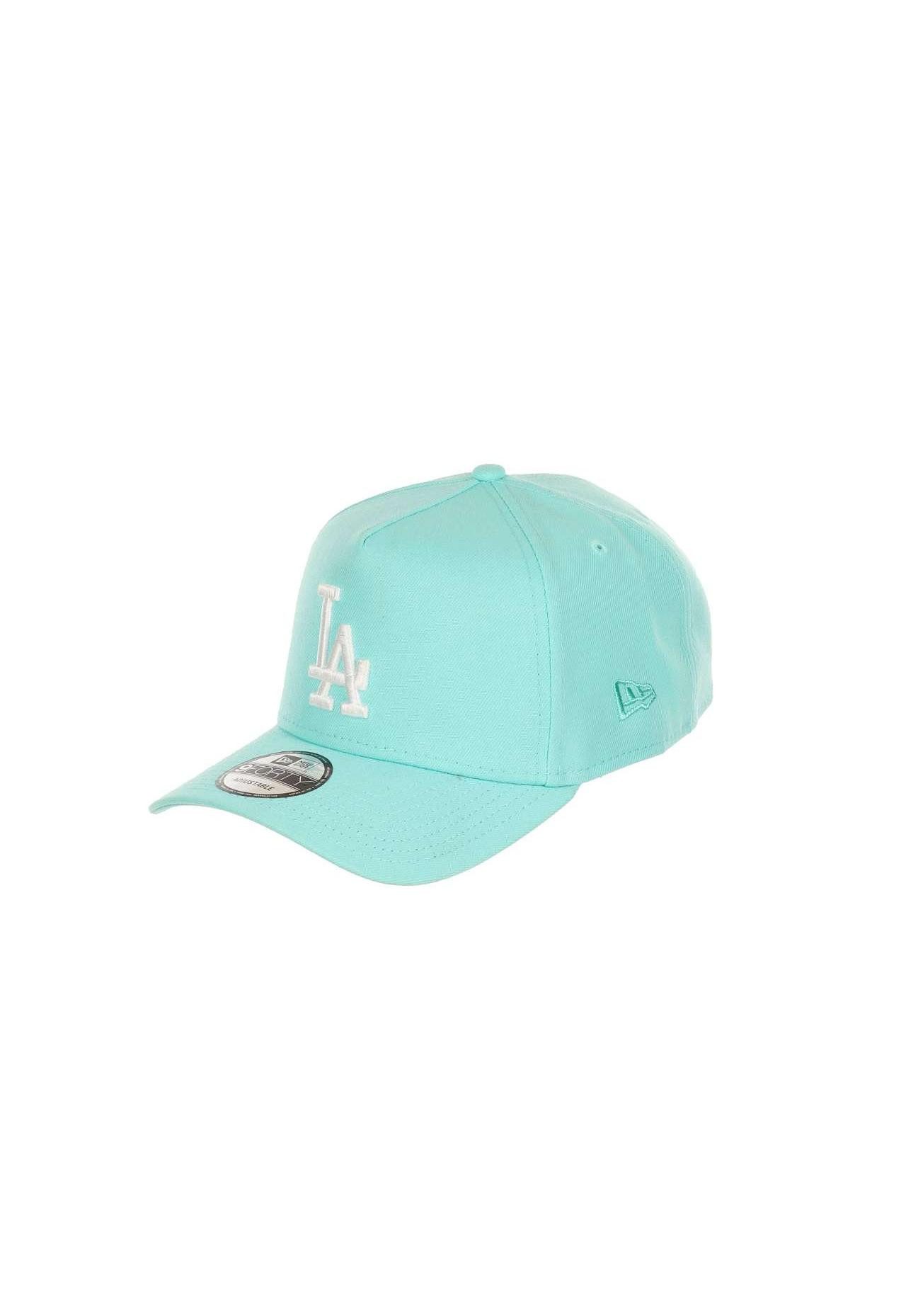 Baseball Cap Los Angeles Dodgers MLB Blue Tint Poly 9Forty A-Frame Snapback Cap New