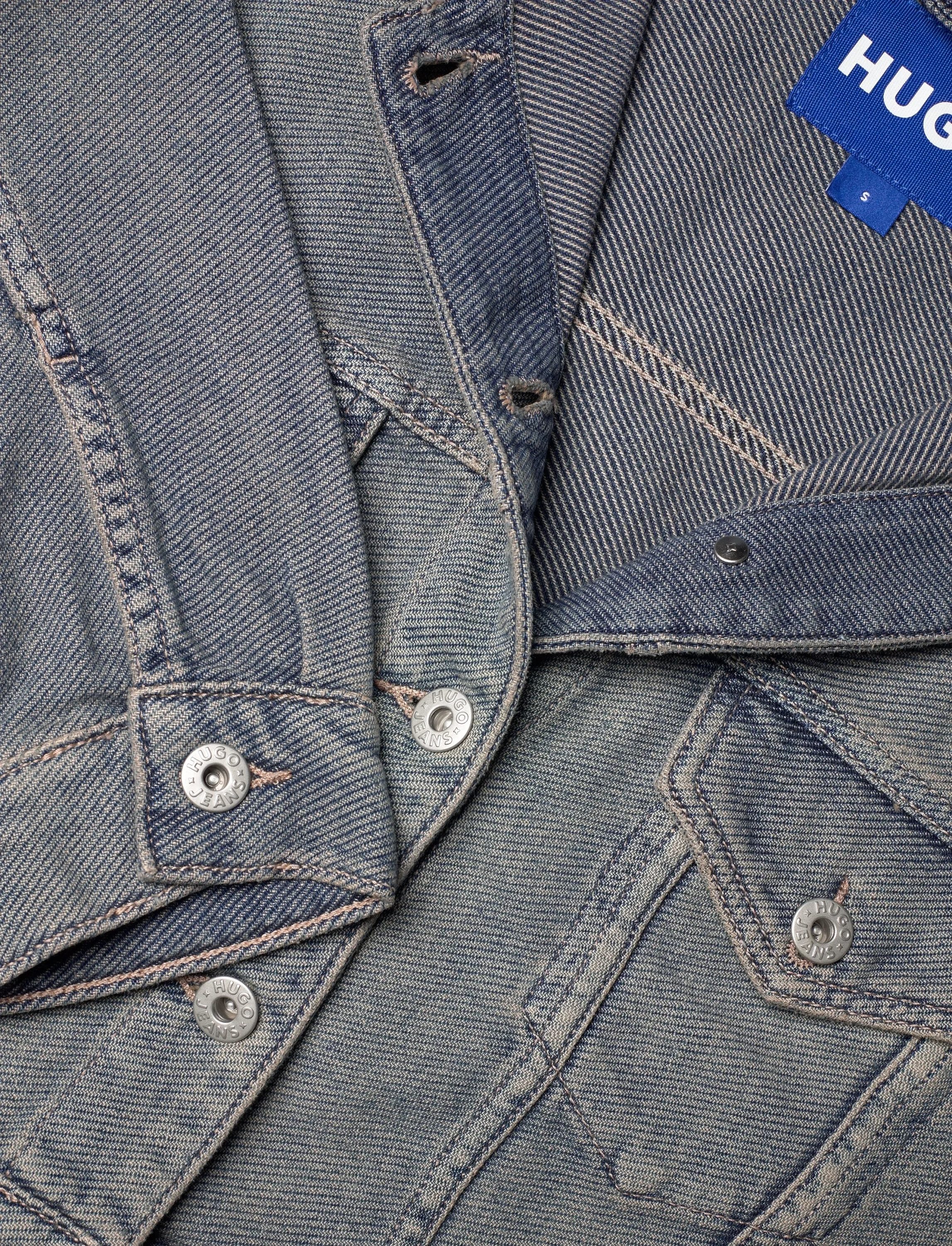 HUGO Blue Skinny-fit-Jeans Galatea Jacke - Oversized
