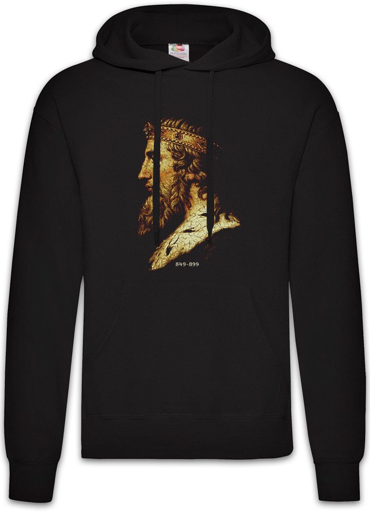 Hoodie Alfred The Great Herren Hoodie King König Der Große Wessex Vikings