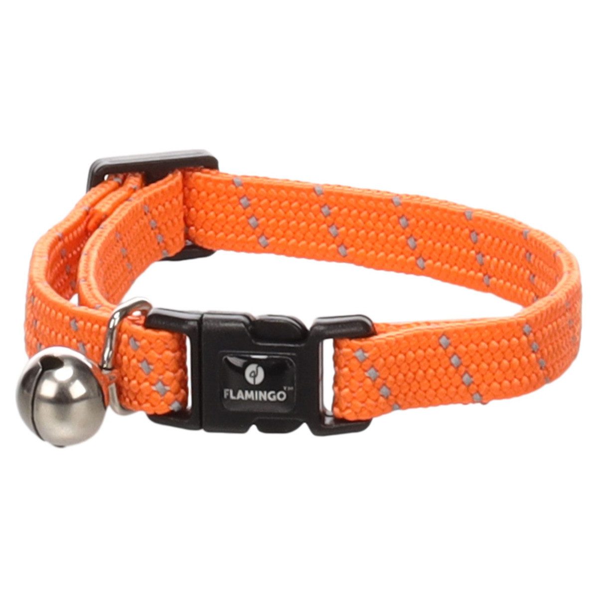 Flamingo Katzen-Halsband Kätzchen Halsband Elza orange