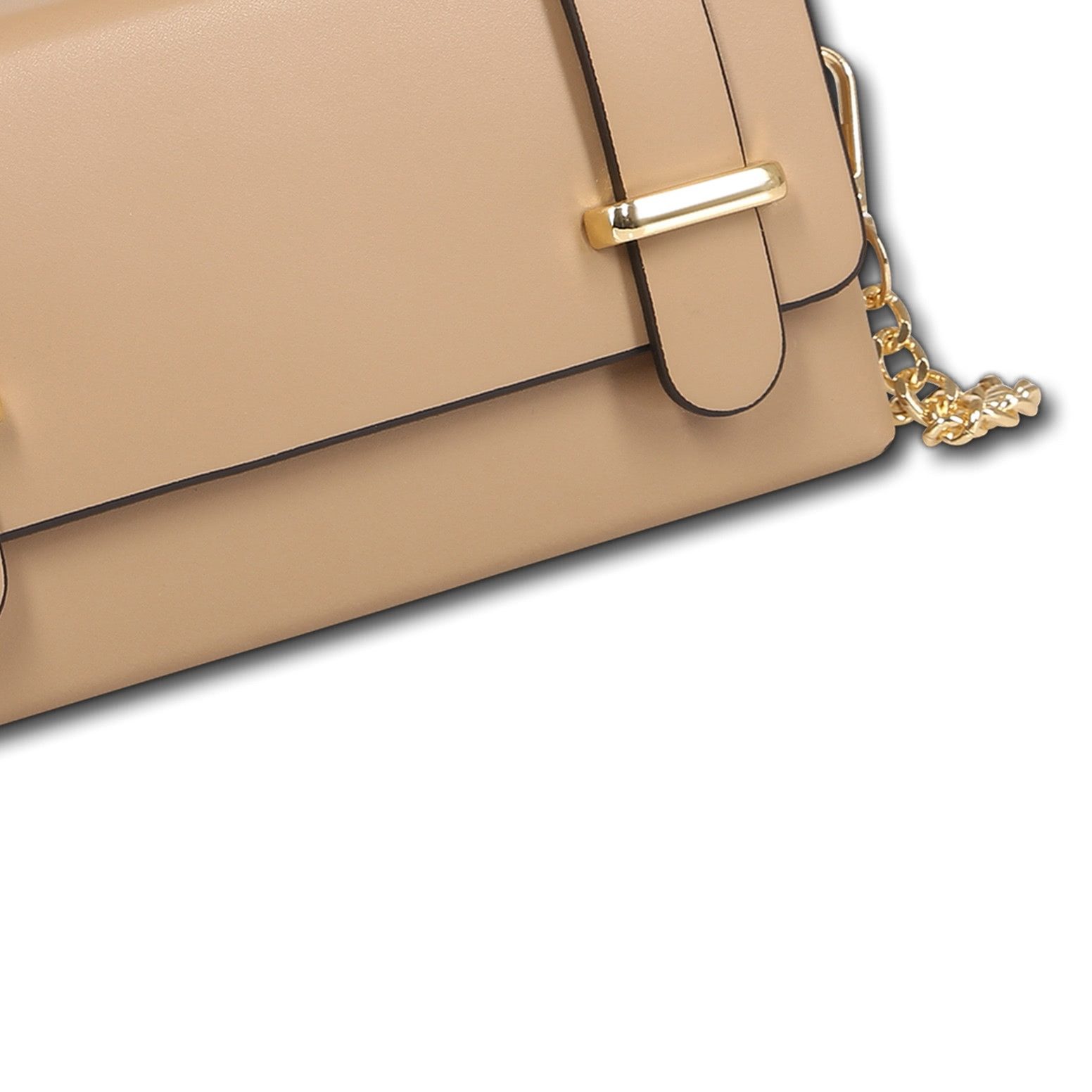 Toscanto Handtasche Toscanto Damen Handtasche Leder Tasche (Handtasche), Damen Handtasche Leder, taupe, dunkelbeige ca. 19cm x ca. 10cm
