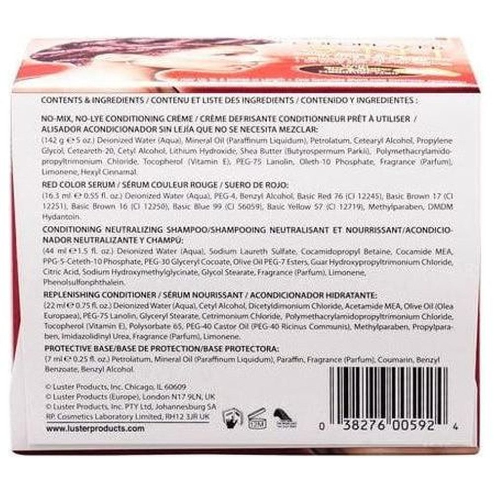 Pink Haarkur Lusters Short looks Semi-Permanent 3 IN 1 Red Passion Color