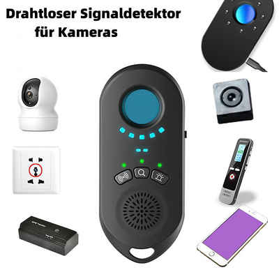 MDHAND Mini-Detektor für versteckte Kameras Alarmsirene (4-Gang-Einstellung)