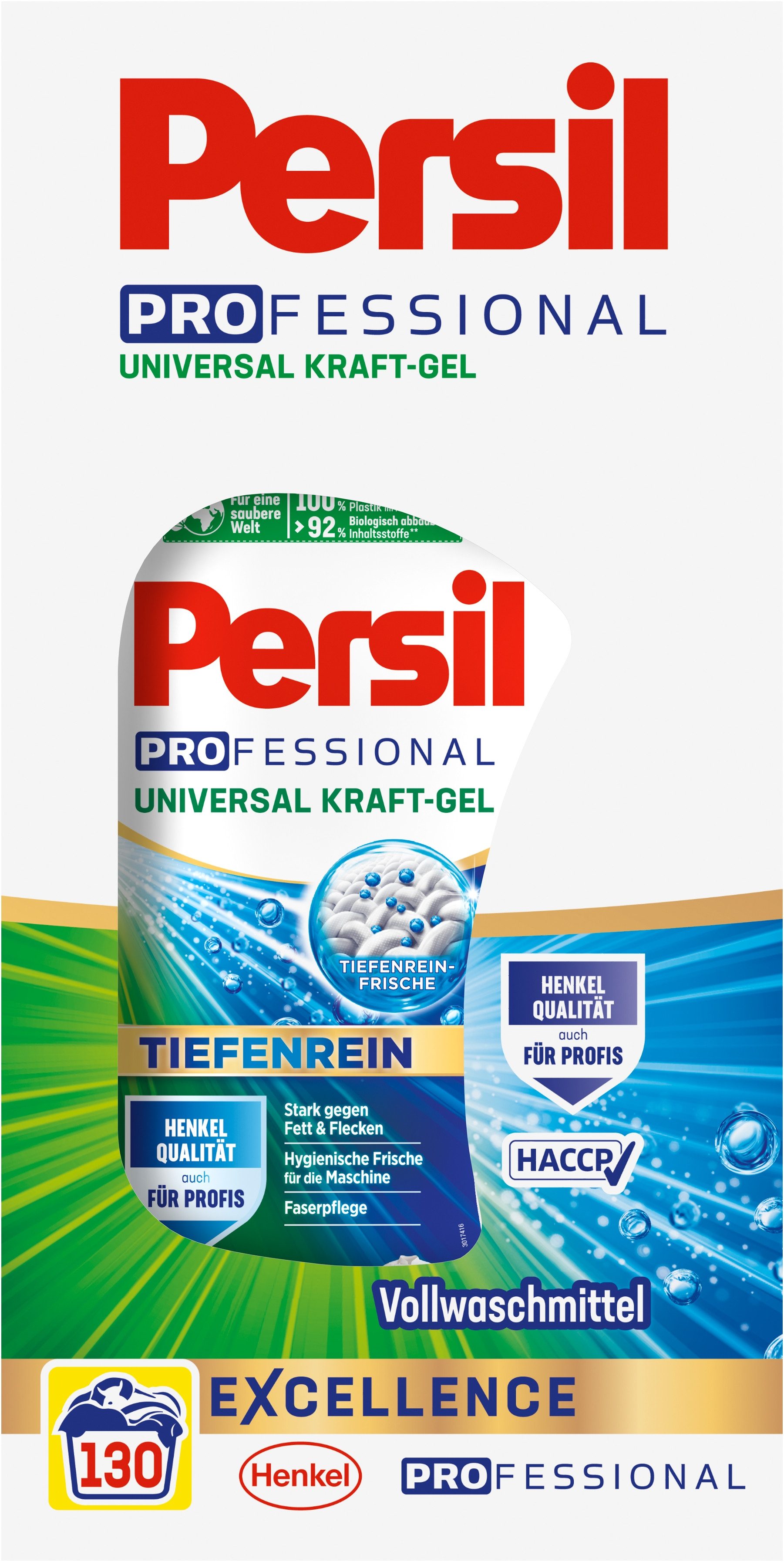 Persil PERSIL Gel Universal Profiwäsche 130WL Inhalt 5,85kg Vollwaschmittel