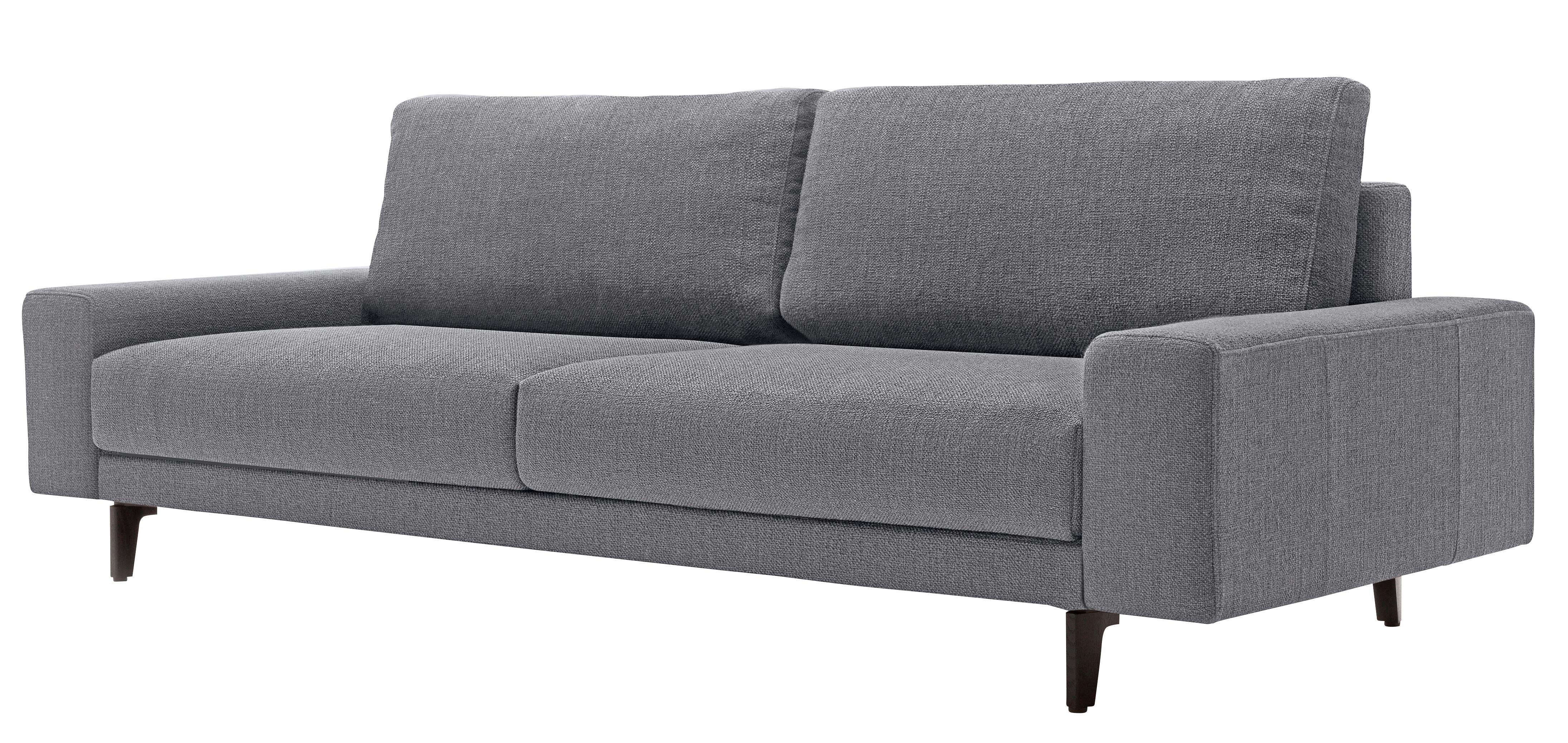 cm in hs.450, breit 220 umbragrau, hülsta niedrig, Breite sofa Armlehne 3-Sitzer Alugussfüße