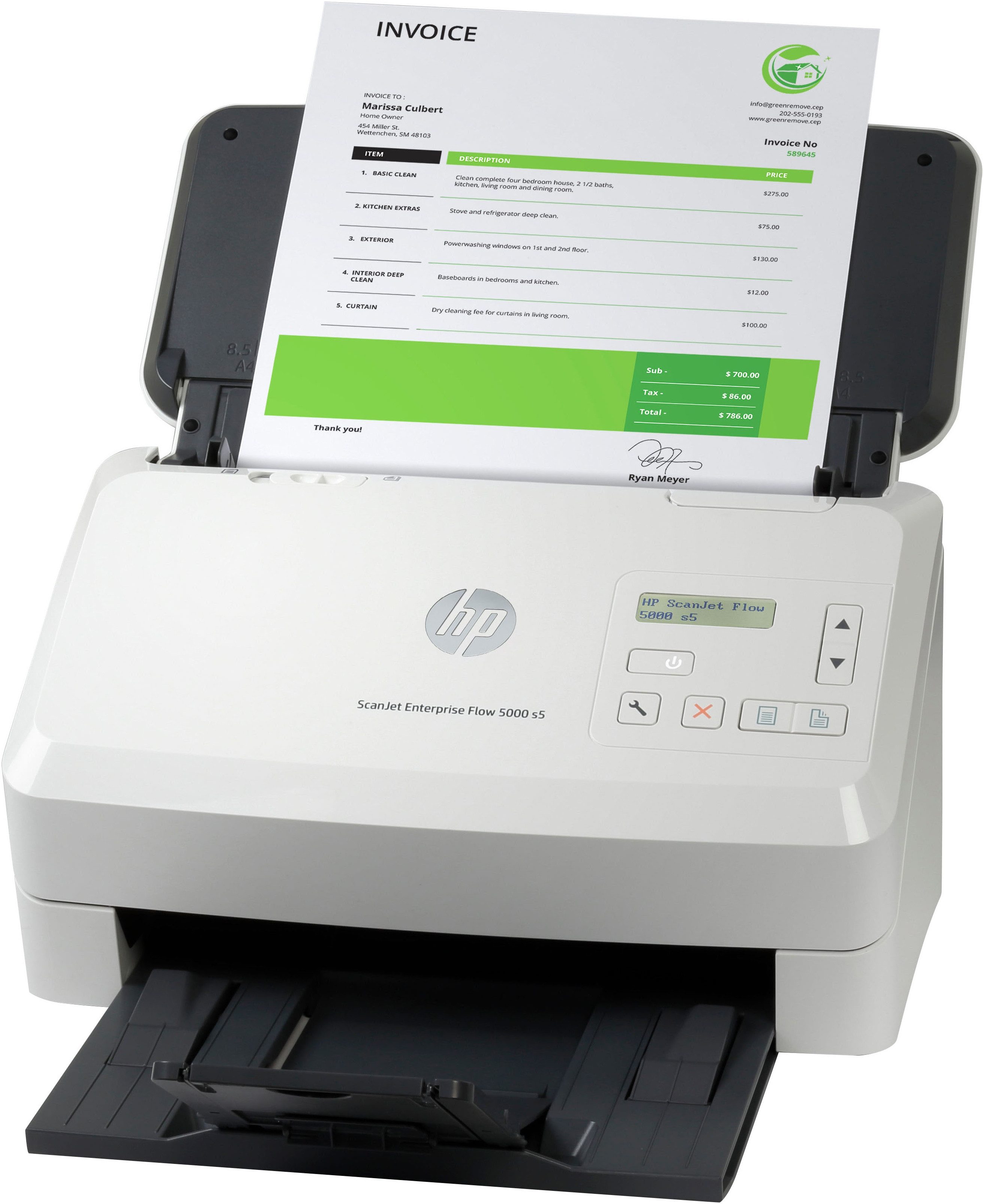 HP ScanJet Enterprise Flow 5000 s5 Scanner