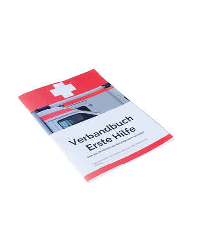 Steelboxx Arzttasche Verbandbuch DIN A 5 Verbandsbuch BGV A5 §16 Erste Hilfe Buch 40Seiten