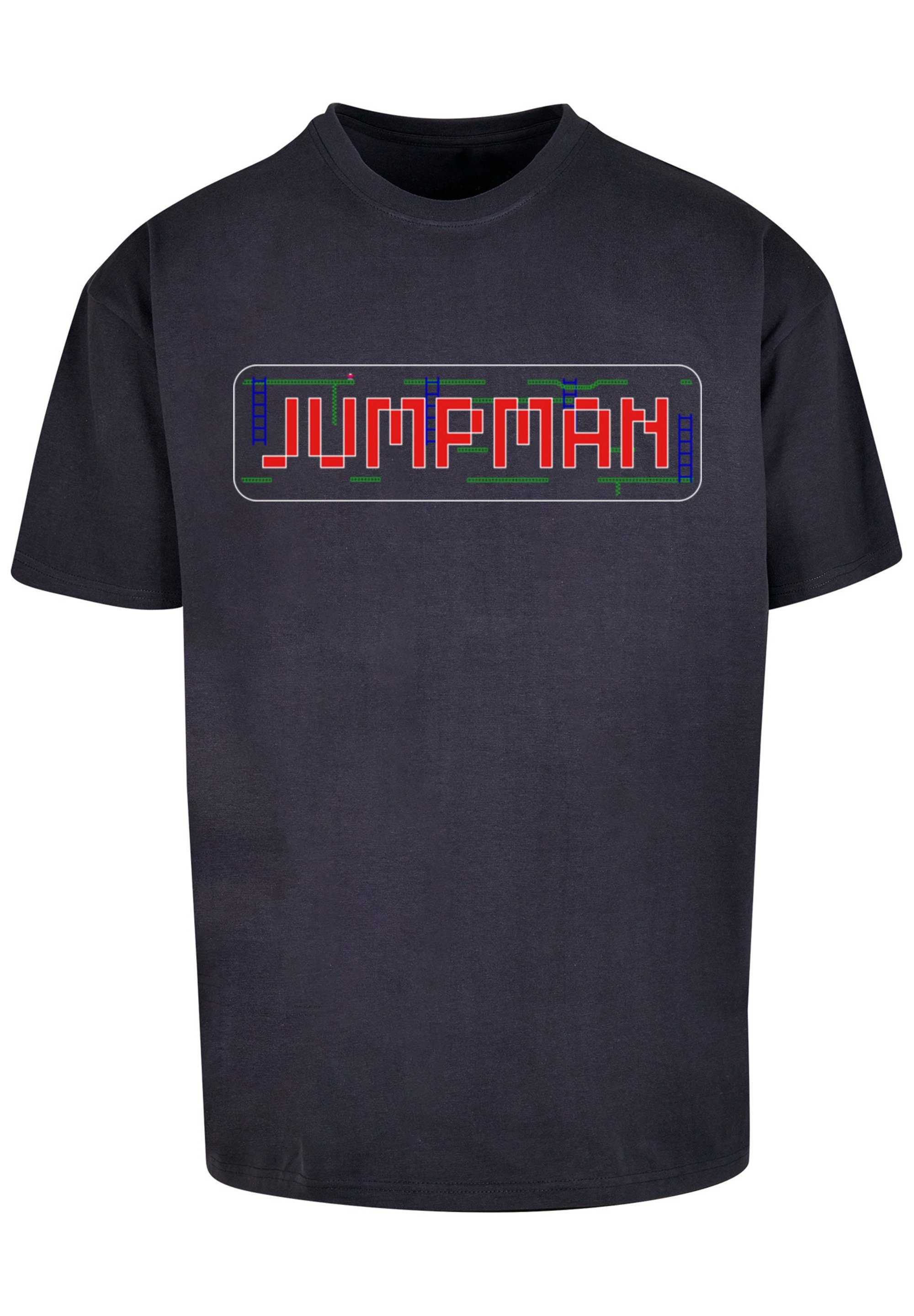 Print C64 Retro Jumpman SEVENSQUARED Gaming F4NT4STIC navy T-Shirt