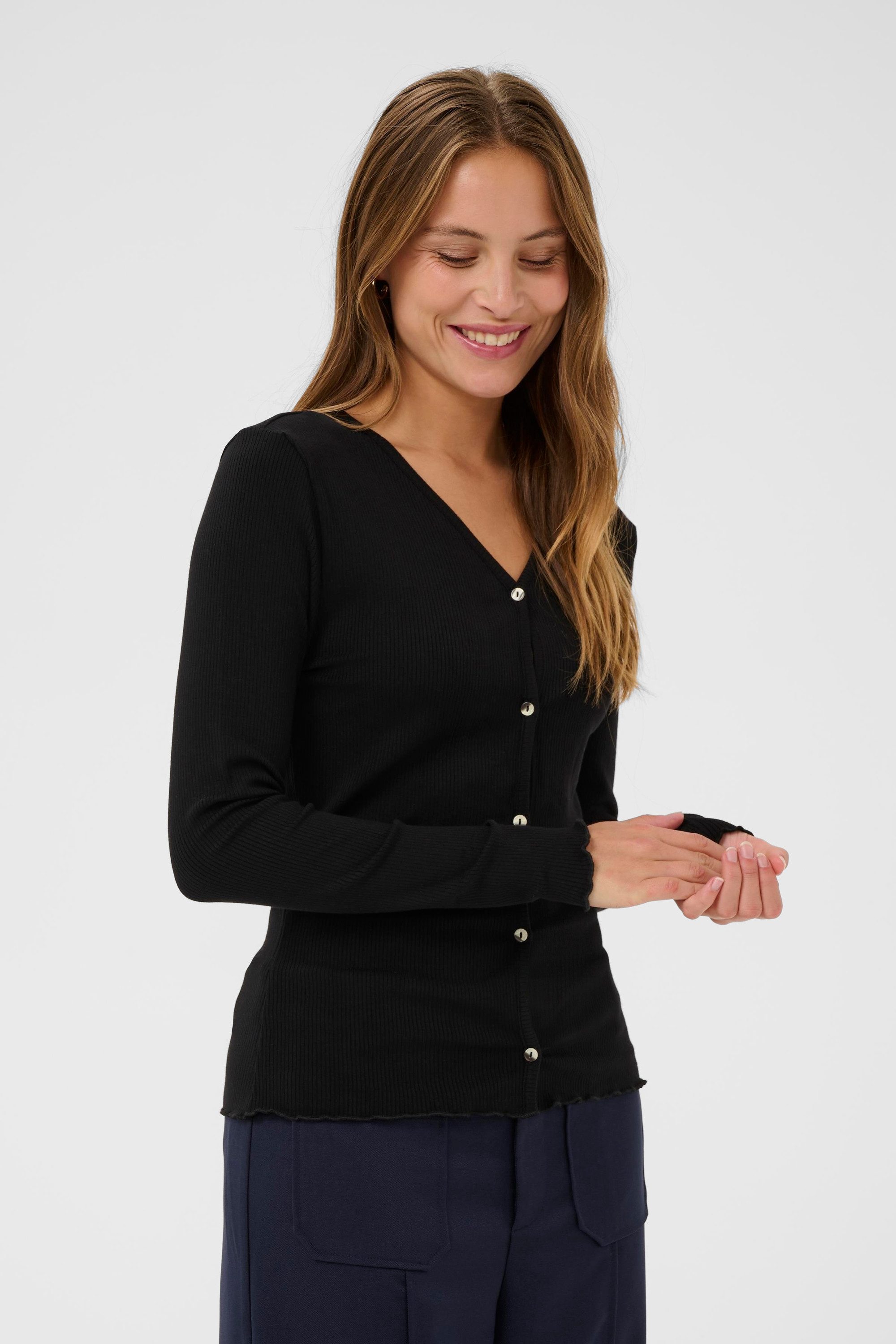 Saint Tropez Sweatjacke Jersey-Cardigan OlaliaSZ