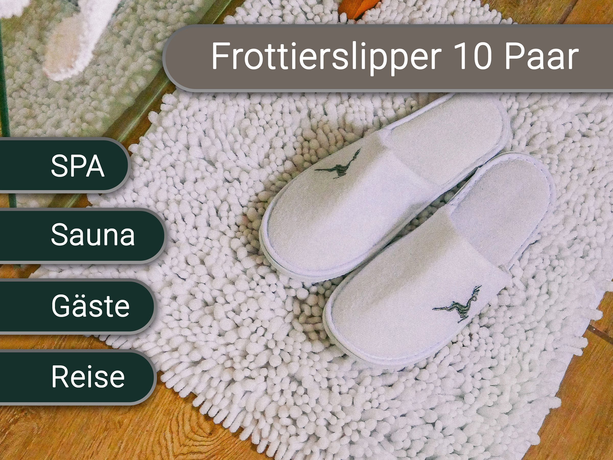 ZOLLNER Pantoffel (10-tlg) 100% Polyester