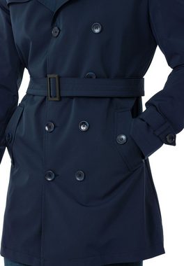 RedBridge Trenchcoat Red Bridge Herren Mantel Trenchcoat Jacke Light Version Navy Blau XL Premium Qualität