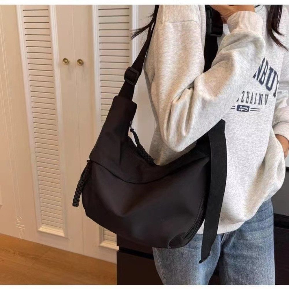 Blusmart Umhängetasche Damen Umhängetasche Messenger Bag (Teigtaschenbeutel aus Oxford-Stoff, Frühling und Sommer lässig All-Match), Geeignet für Pendler und Reisen