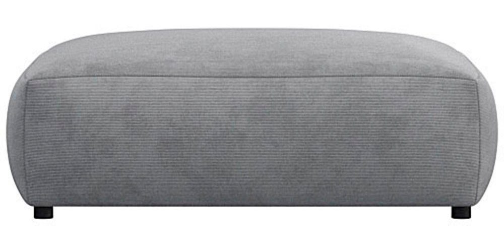 FLEXLUX Pouf Lucera, modern & anschmiegsam, Kaltschaum, Stahl-Wellenunterfederung