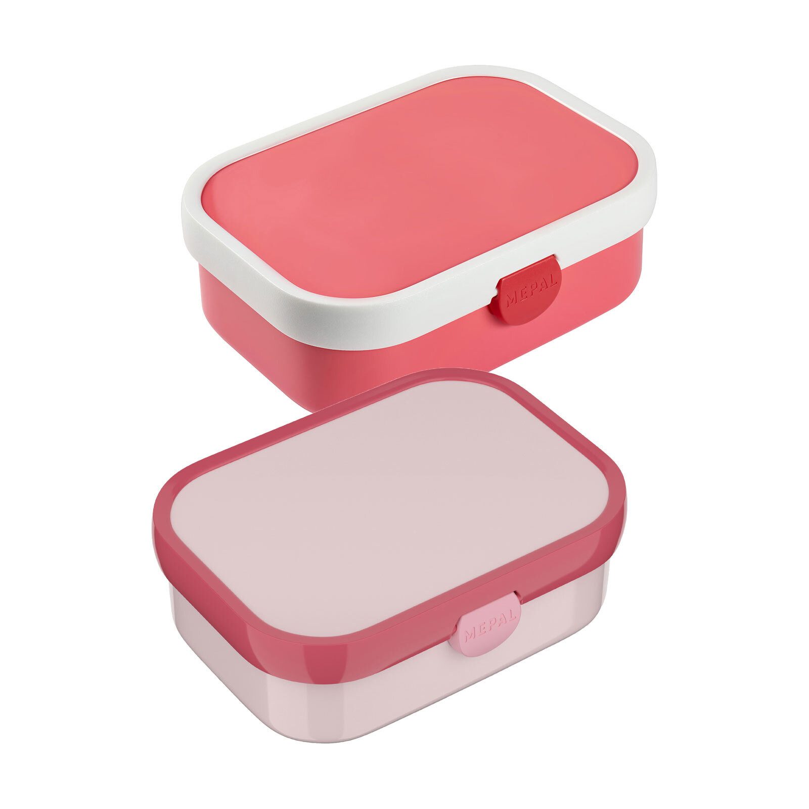 Mepal Lunchbox Campus Brotdosen mit Einsatz & Gabel 700 ml, Acrylnitril-Butadien-Styrol (ABS), (2-tlg), Spülmaschinengeeignet
