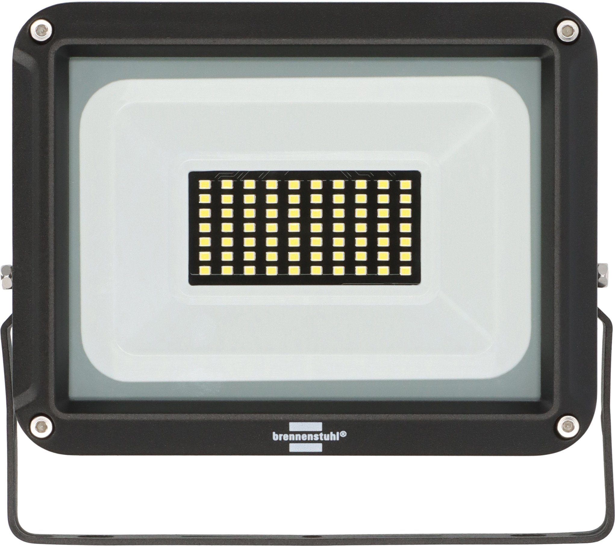 Brennenstuhl Wandstrahler 4060, LED JARO LED IP65 fest außen 3450lm integriert, aus LED-Fluter Aluminium, für