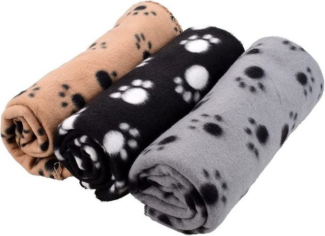Bäll Tierdecke Hundedecke Fleece Decke robust, reißfest, flauschig, weich, Hundedecke, Katzendecke aus weicher, fester Fleecequalität