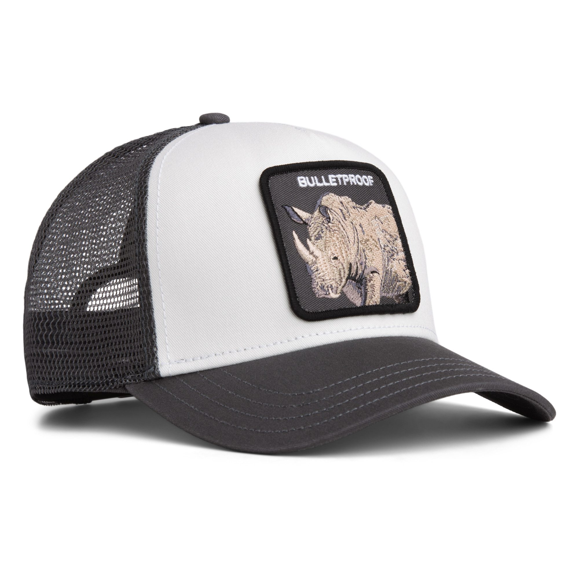 GOORIN Bros. Trucker Cap Goorin Bros. Bulletproof Trucker Cap (Basecap, Basecap, Meshcap, Trucker Kappe) Bedruckte Innenseite