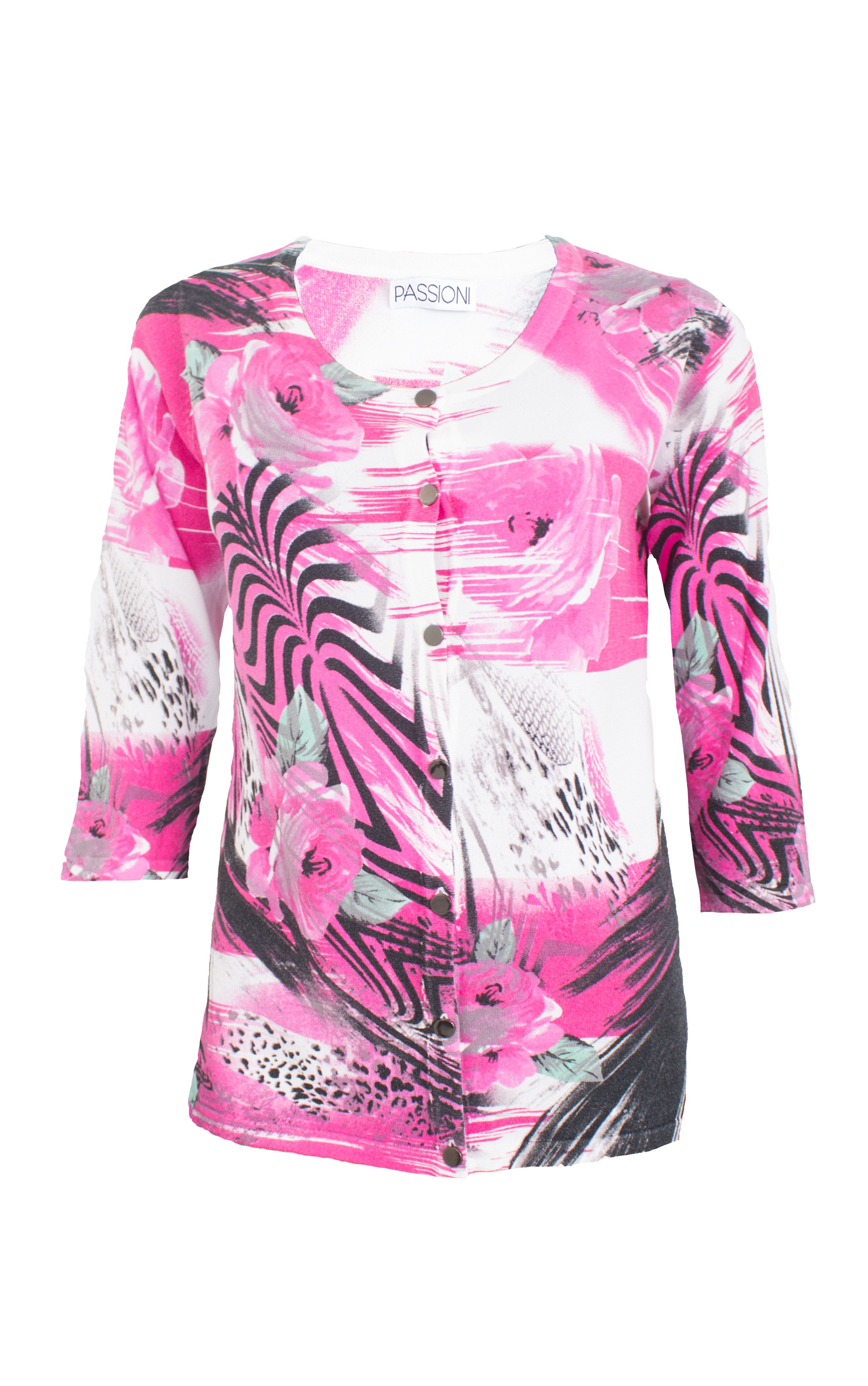 Passioni Cardigan Twinset in Pink & günstig online kaufen