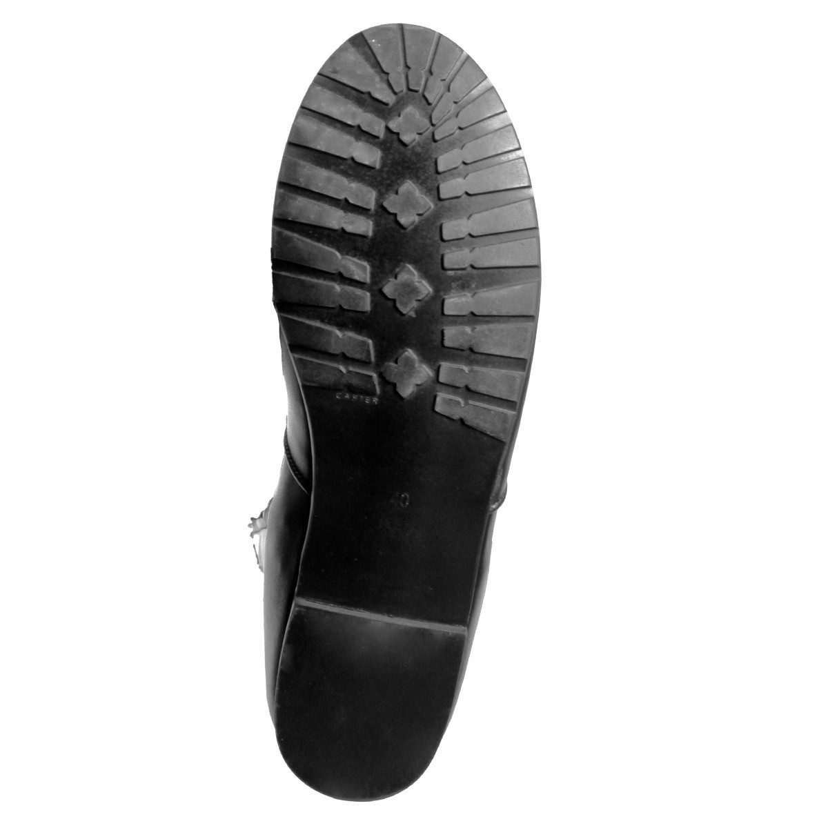 Fernando Berlin Ultraflacher Overkneestiefel mit Schnürung (Modell 108) Leder schwarz Overkneestiefel