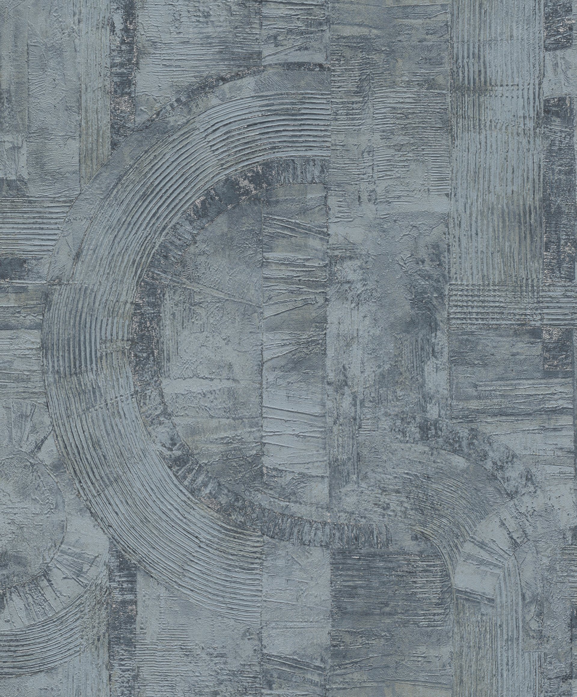 Rasch Vliestapete Composition, abstrakt, (1 St), mit grafischer Struktur