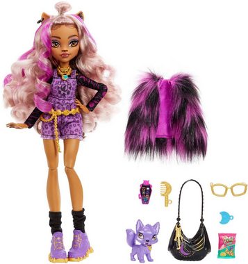 Mattel® Anziehpuppe Monster High, Clawdeen Wolf mit Hund