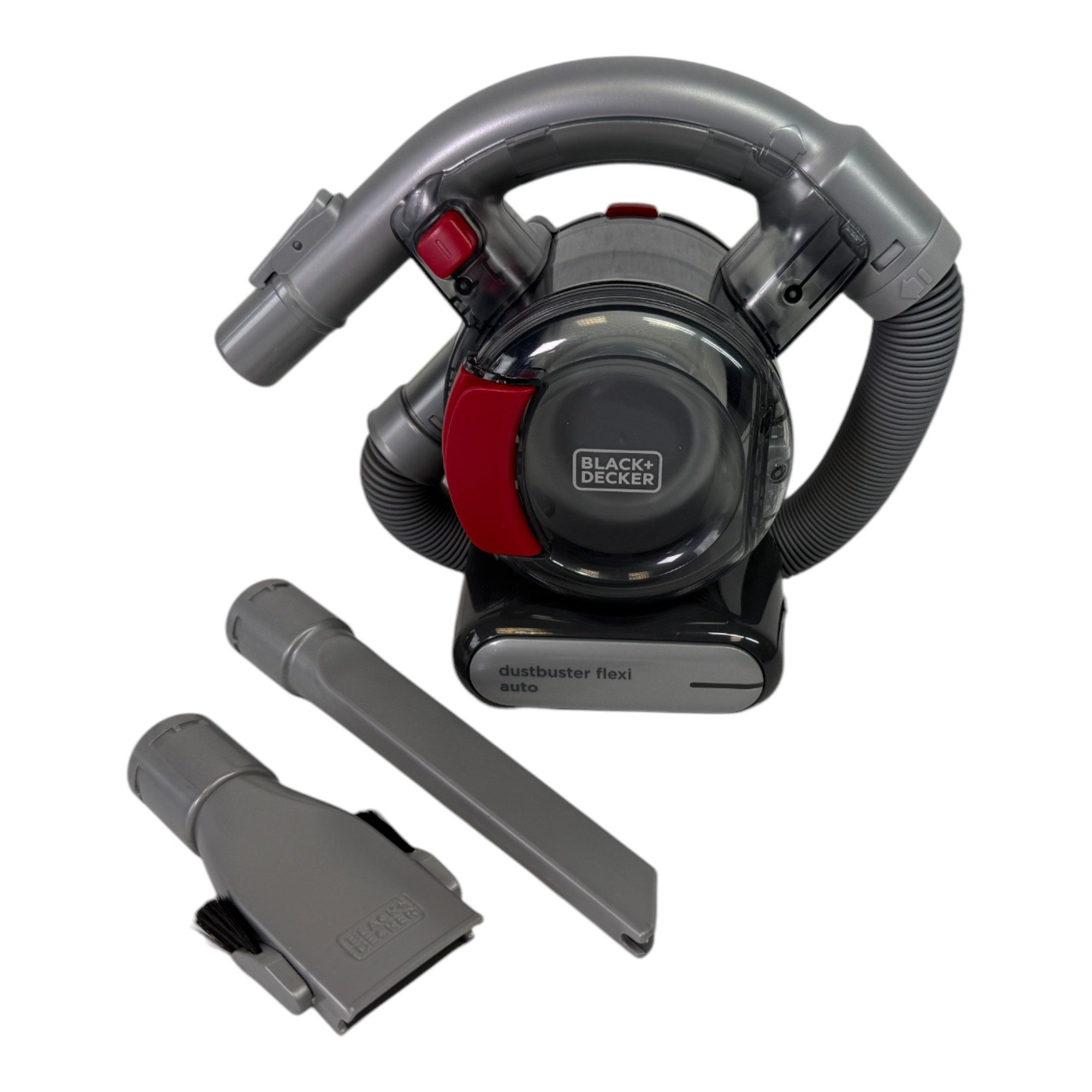 Black + Decker Akku-Handstaubsauger PD1200AV Dustbuster Flexi Auto Handstaubsauger für 12V Auto Steckdosen