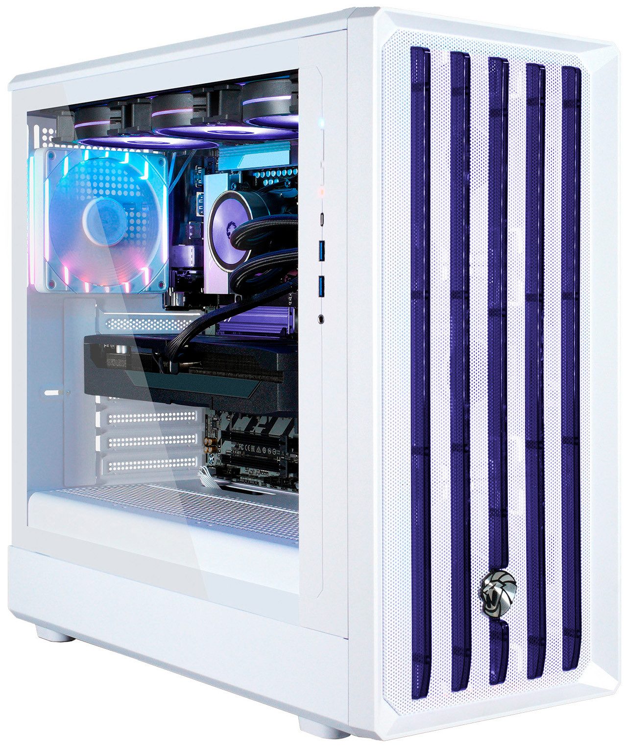 GAMEMAX GigaDeal CLAW WH 2803 AMD Ryzen 5 7500F 32GB DDR5 1TB SSD RX 9070 Gaming-PC-Komplettsystem (32", AMD Ryzen 5 7500F, RX 9070, 32 GB RAM, 1000 GB SSD, Windows 11, DDR5 RAM + Gigabyte GS32QCA LED-Monitor Curved, 80 cm 32)
