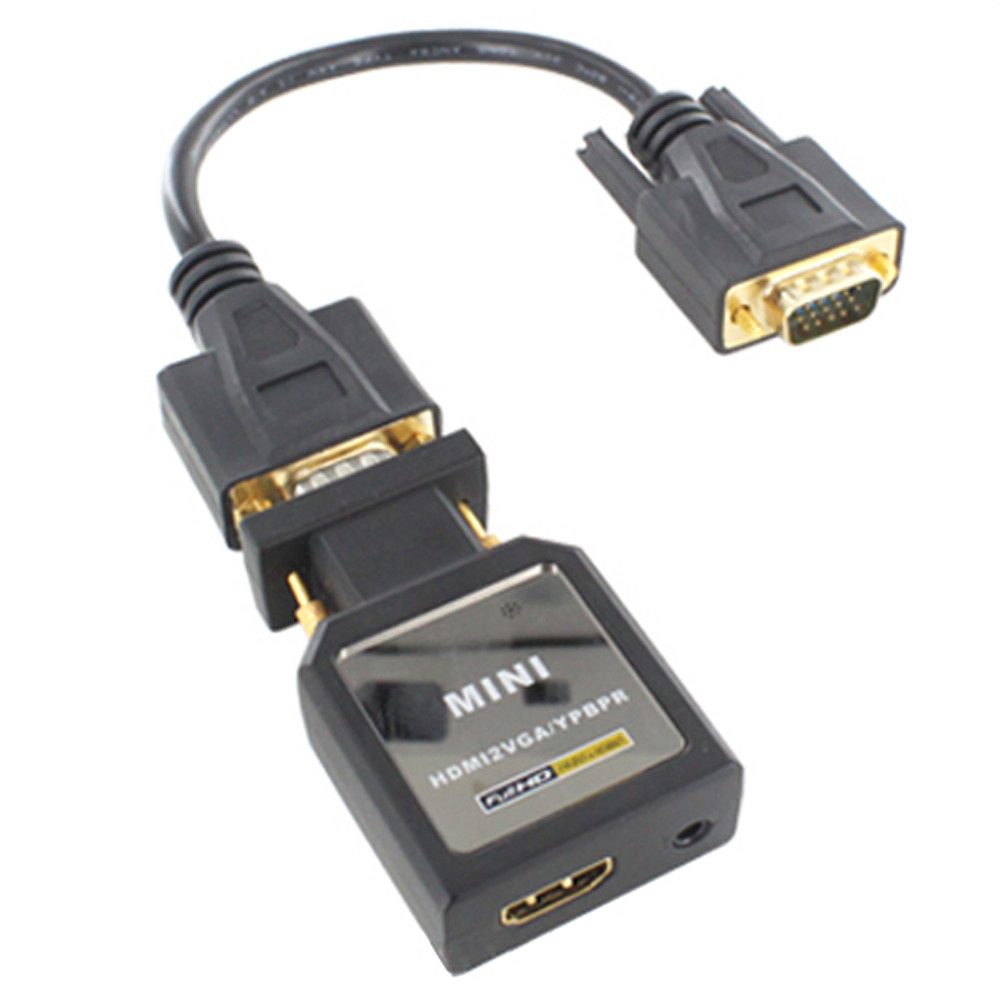 Bolwins B10C HDMI zu VGA / YPbPr RGB + Audio Video Konverter Signalwandler Audio- & Video-Adapter