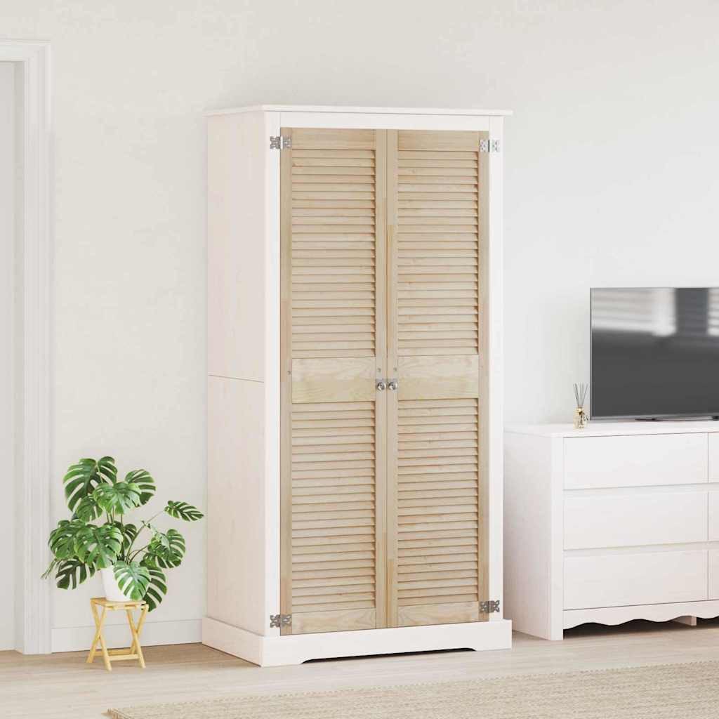 vidaXL Schranktür Schranktür mit Tür 2 Stk. Natur 170 x 2,1 x 39,5 cm (2 St)