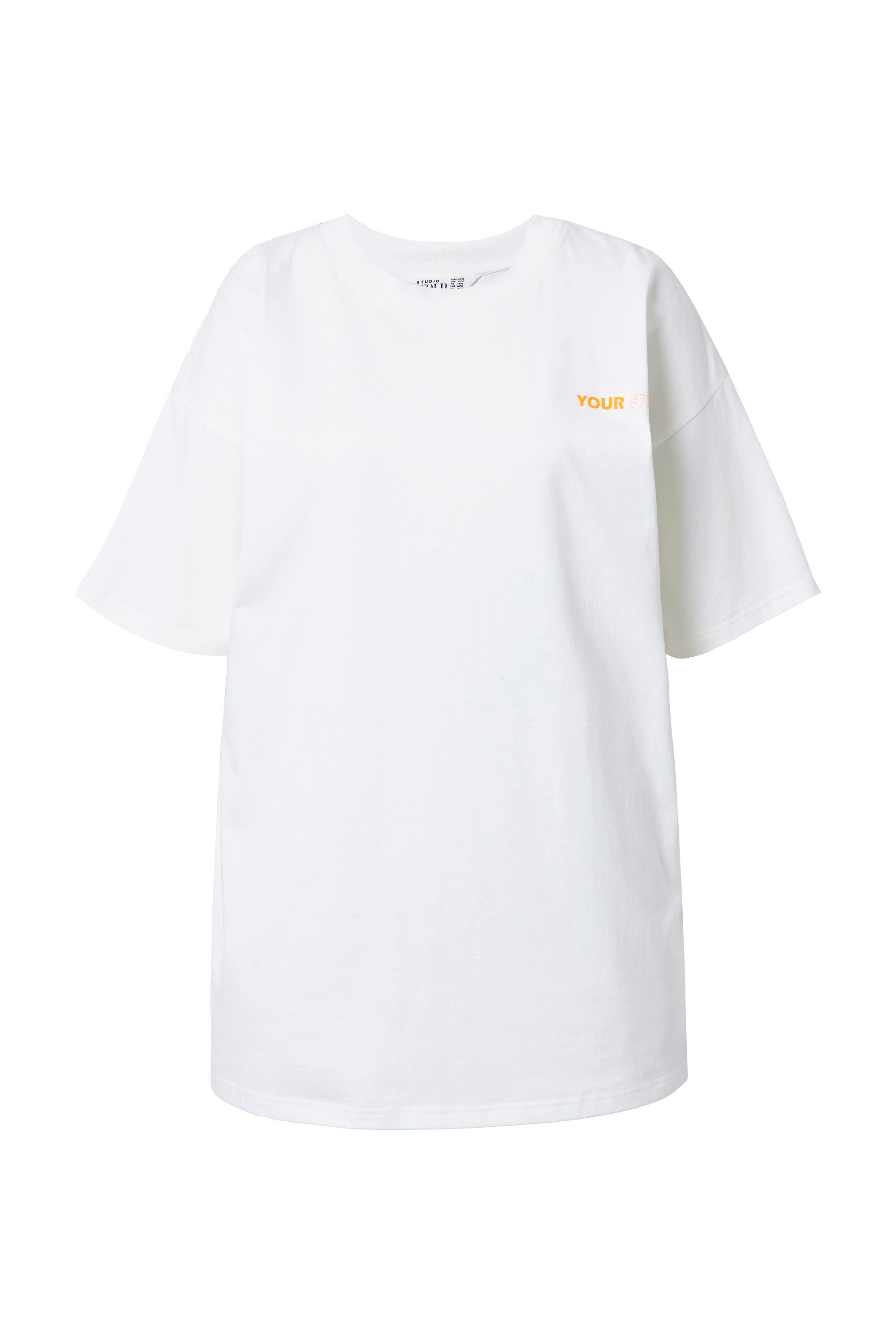 T-Shirt T-Shirt oversized Neon-Print auf dem Rücken