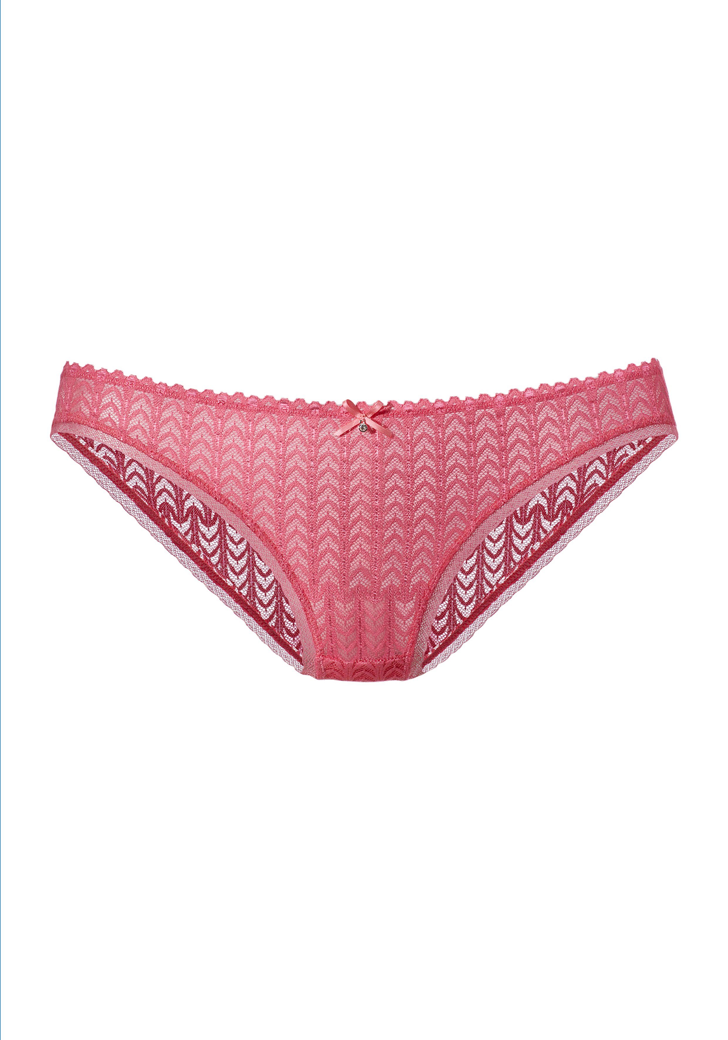 s.Oliver Slip Lilou aus dezent transparenter Spitze in graphischer Optik – Bild 2 von 3