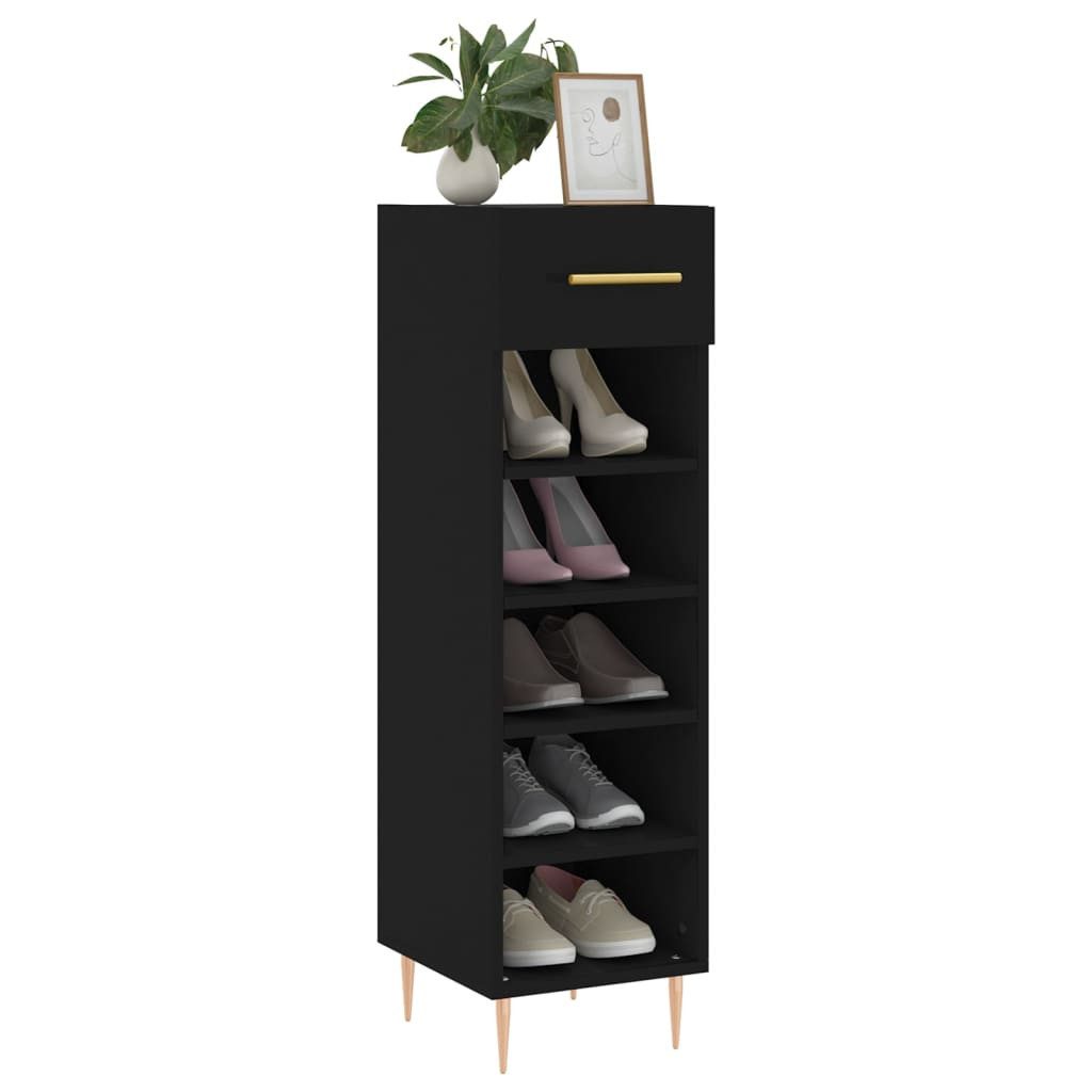 vidaXL Schuhschrank Schuhschrank Schwarz 30x35x105 cm günstig online kaufen