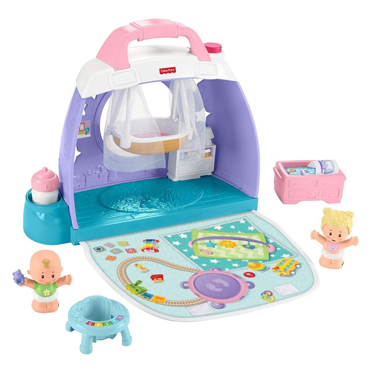 Mattel® Spielfigur Mattel GKP70 - Fisher-Price - Little People - Babyzimmer Spielset