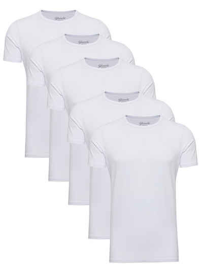 Yazubi T-Shirt 5-Pack Mythic Basic Tee Crew Neck (Set, 5er-Pack) modernes Rundhalsshirt