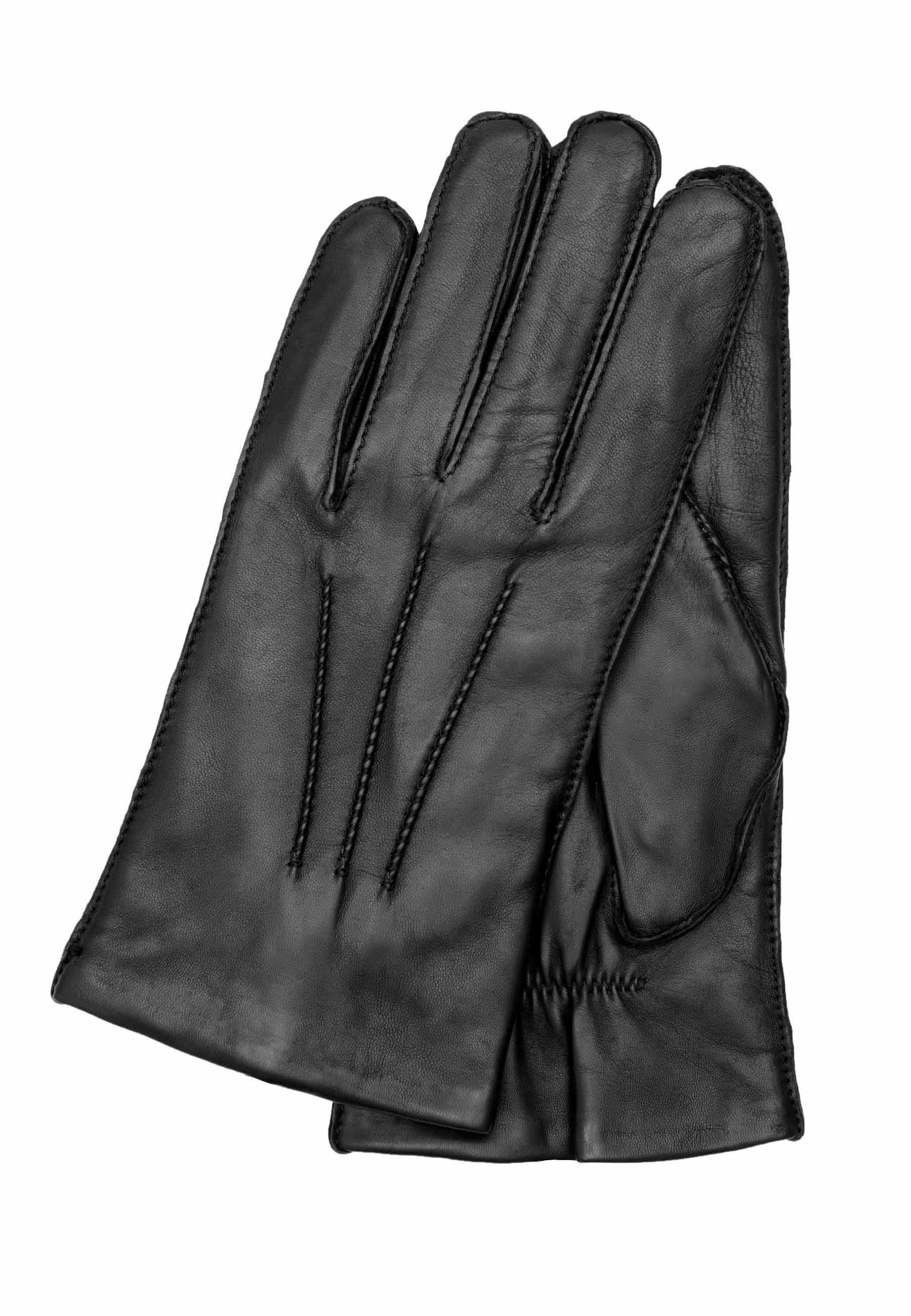 GRETCHEN Lederhandschuhe schwarz aus John Lammnappa