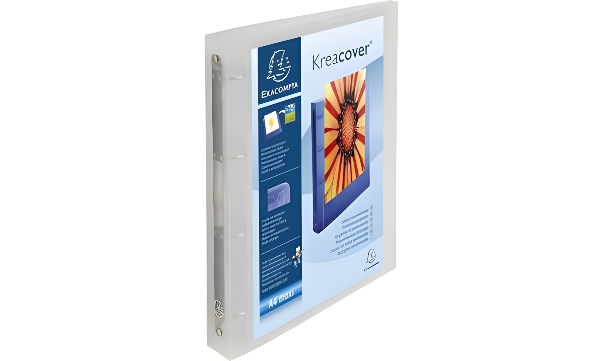 EXACOMPTA Ringbuchmappe Exacompta Ringbuch KC A4 4R 30mm trans