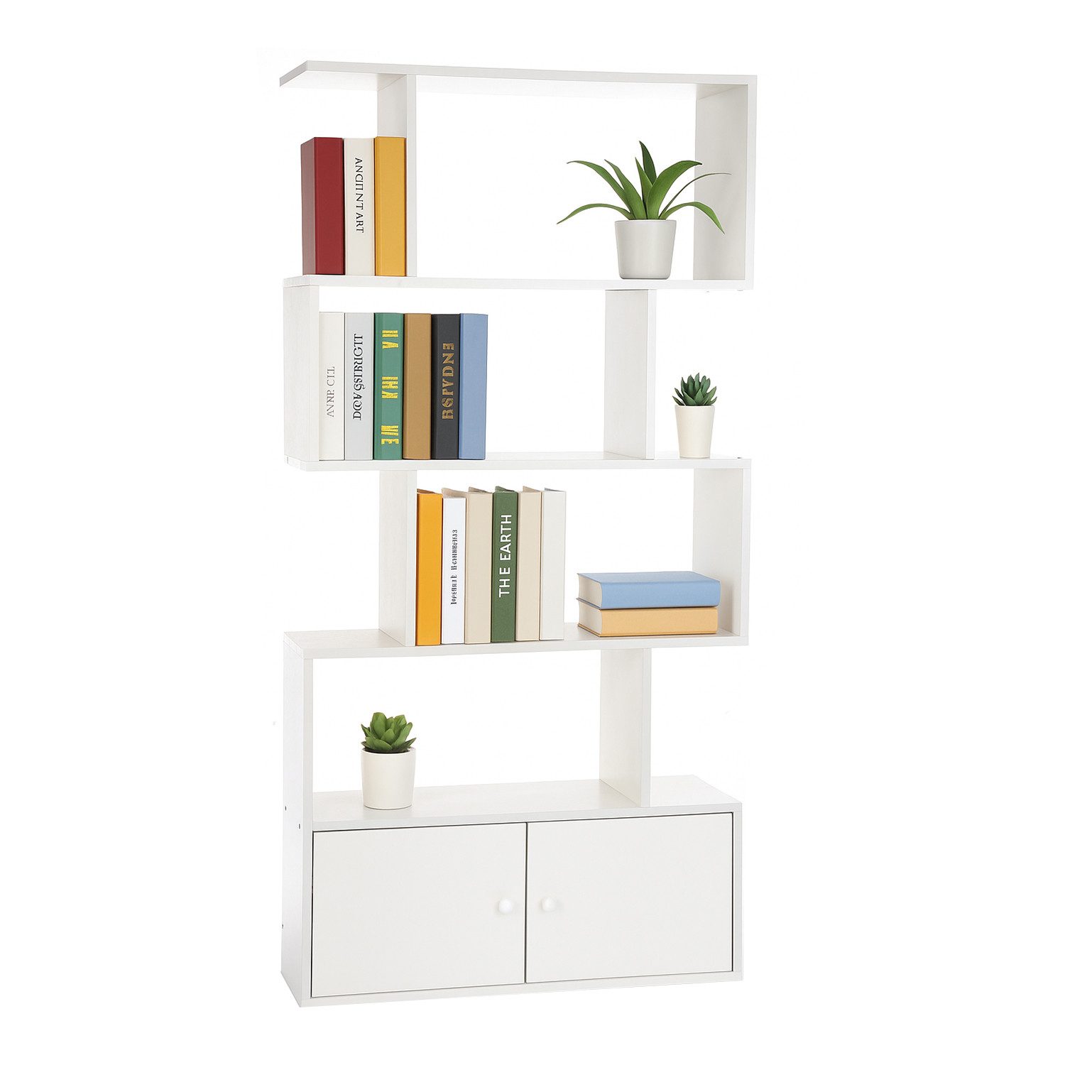 oyajia Bücherregal Bücherregal mit 4 Ebenen günstig online kaufen