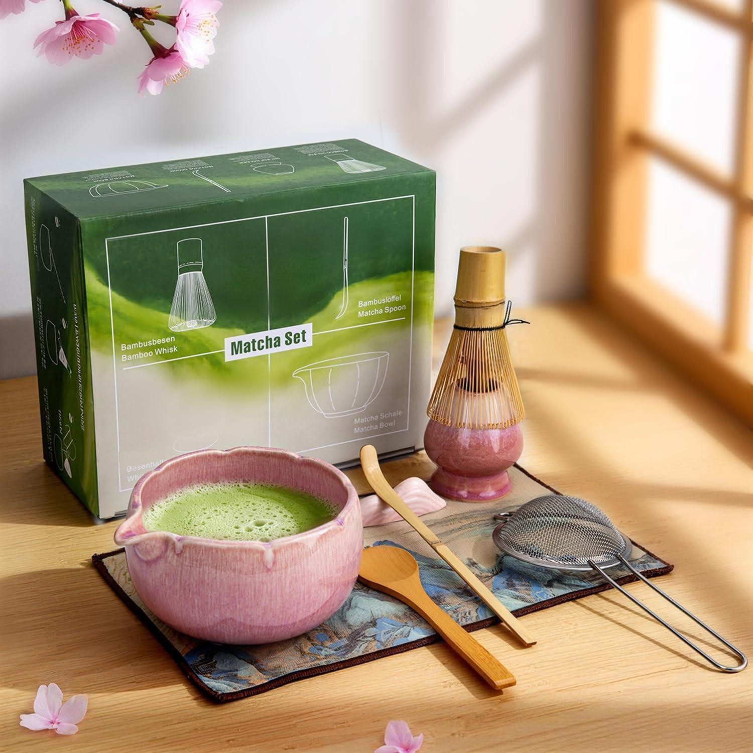 LuxusKollektion Pflege-Geschenkset Matcha Set 8-teilig Rosa