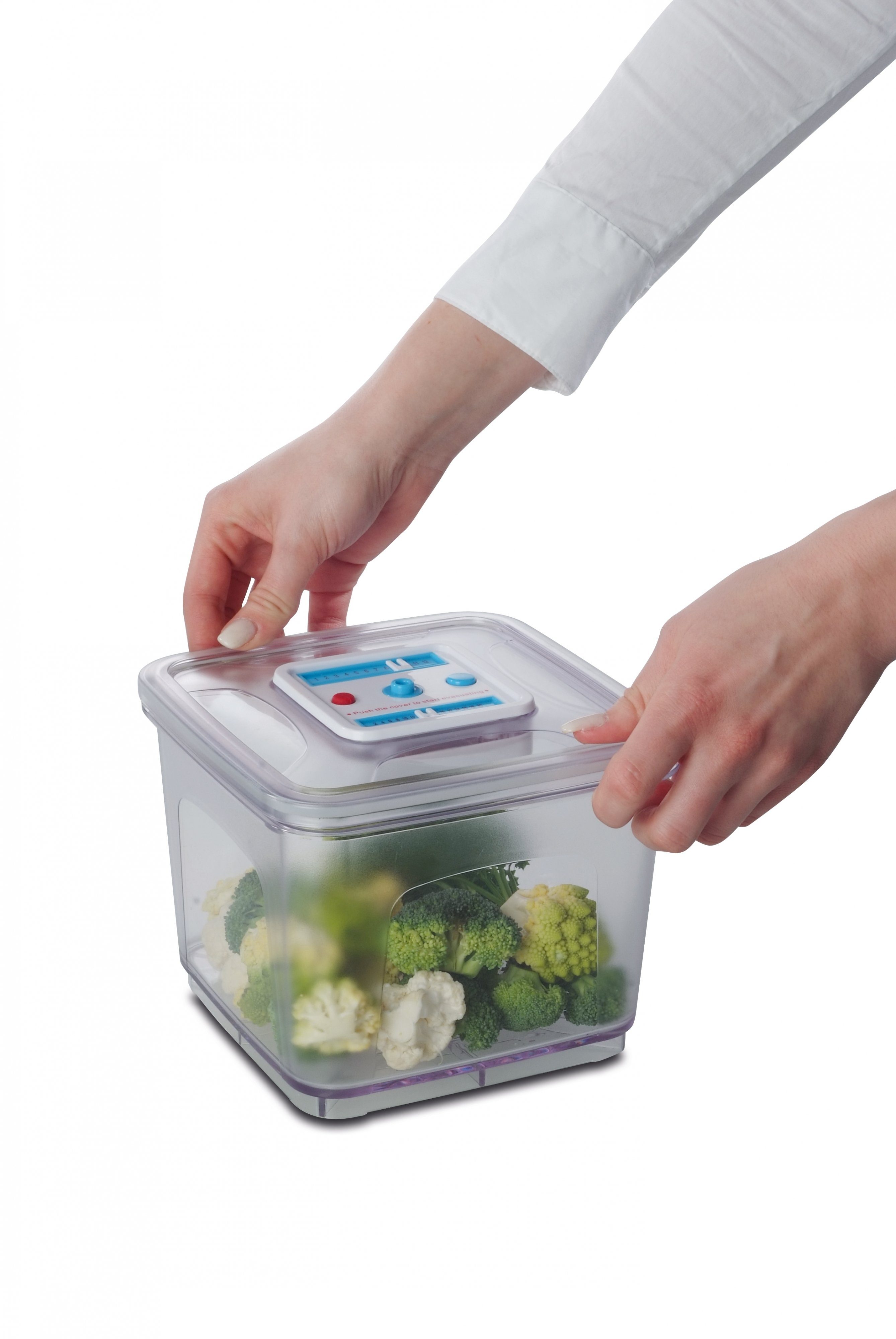 SOLIS OF SWITZERLAND Frischhaltedose für ml, Boxen, (2-tlg), Vakuumierer, Volumen Kühlschrank 2: frei, Spülmaschinenfest, für Lunch Kunststoff, BPA Box 2800