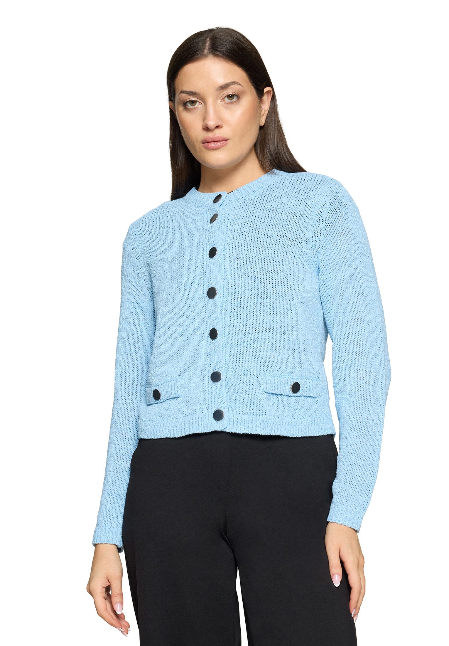 Betty Barclay Strickjacke Damen mit aufgesetzten Taschen (1-tlg)