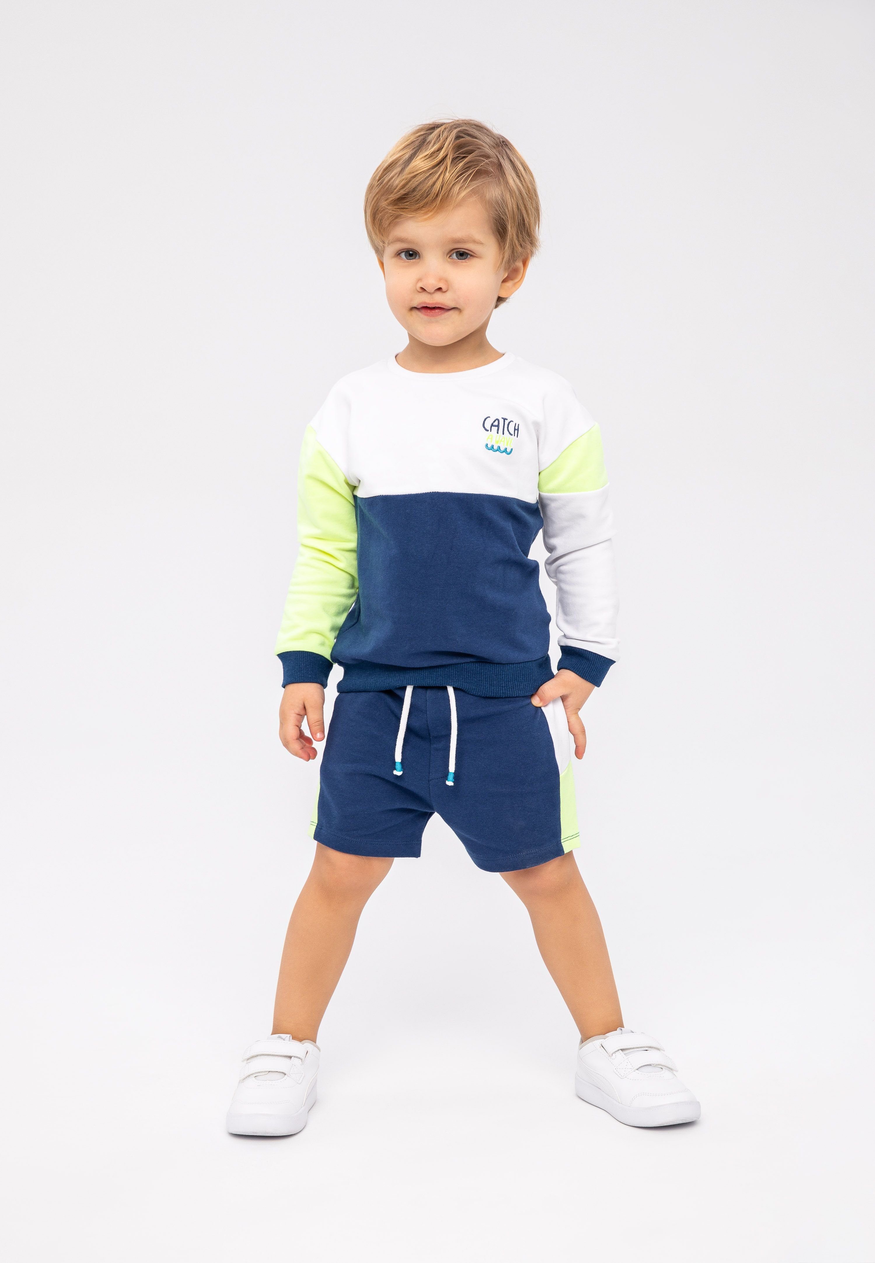MINOTI Bluse & Shorts Set und Shorts (3m-3y) Sweatshirt