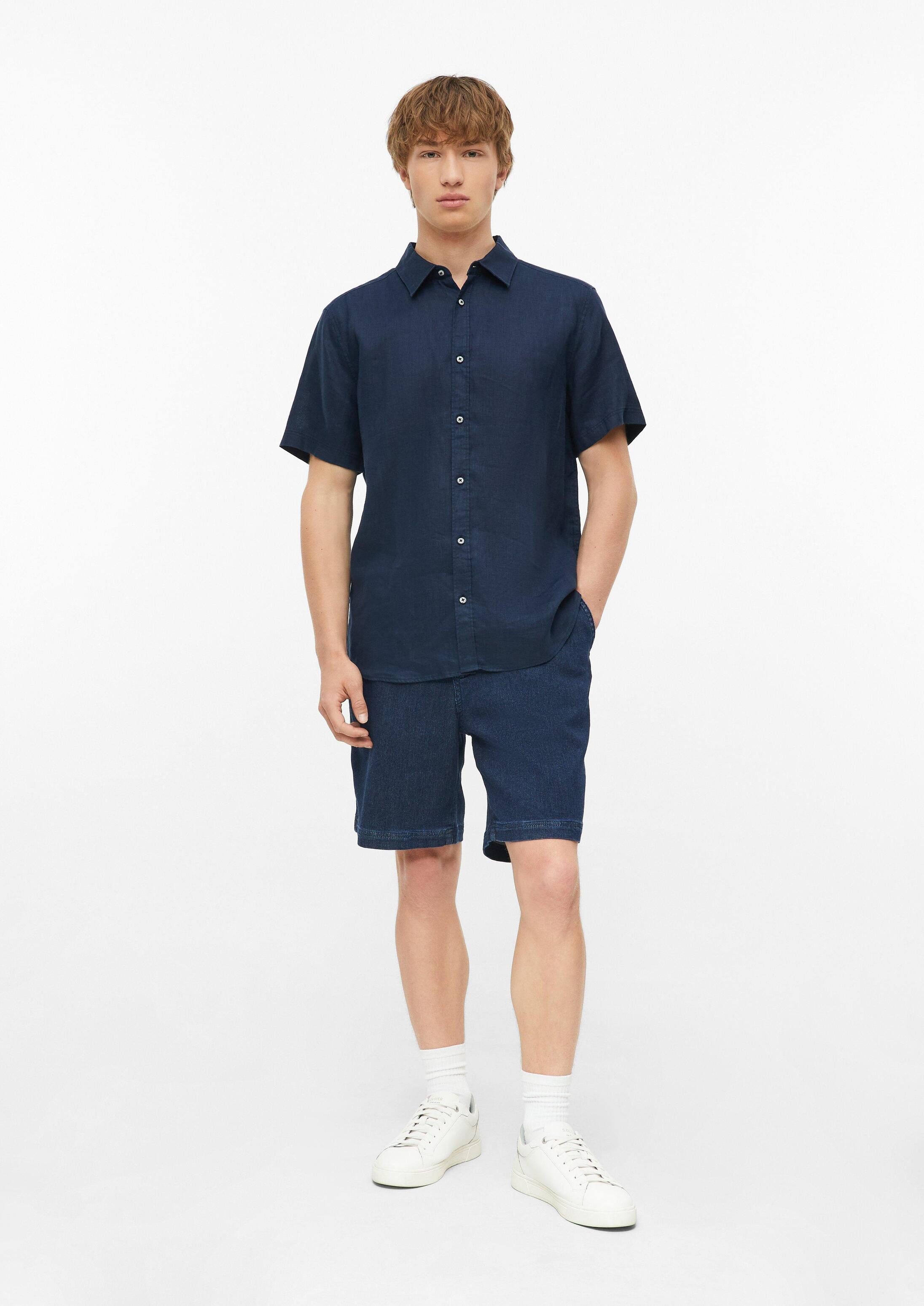 s.Oliver Jeansshorts Jeans-Bermuda DETROIT Detroit: Strukturierte Bermuda in Jeans-Optik
