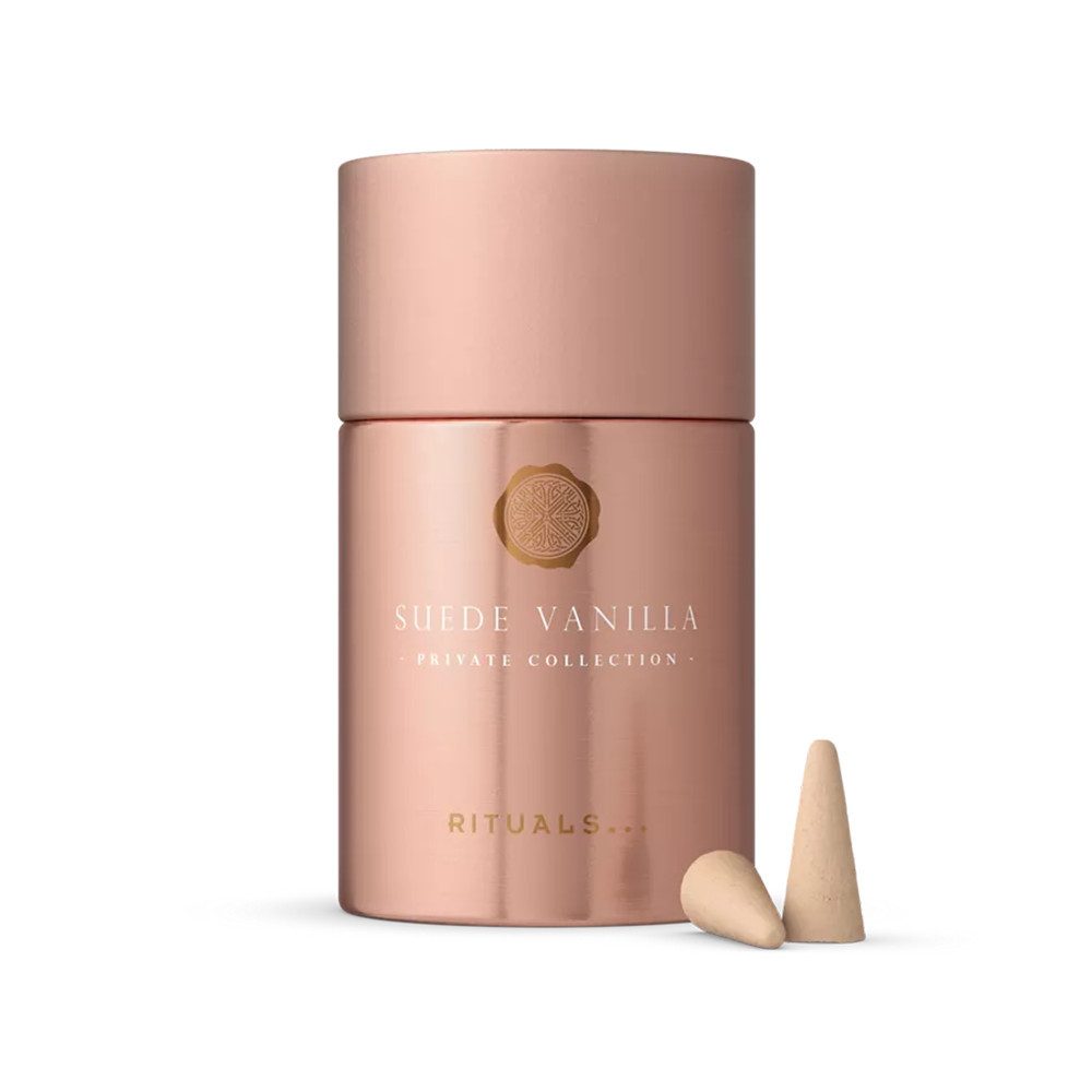 Rituals Räucherkegel Rituals Private Collection Suede Vanilla Incense Cones (Sinnlicher Duft mit Vanille und Sandelholz, 1-St)