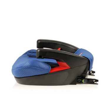 capsula® Autokindersitz Kindersitzerhöhung Isofix Sitzerhöhung + Gurtführung (15-36kg) blau, ab: ab 6 Jahren, Autogurt