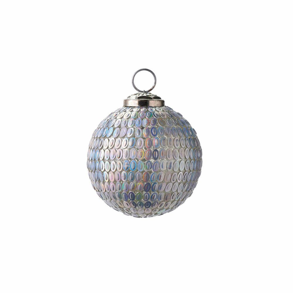 Giftcompany Weihnachtsbaumkugel Seoul Silber Ø 7 cm