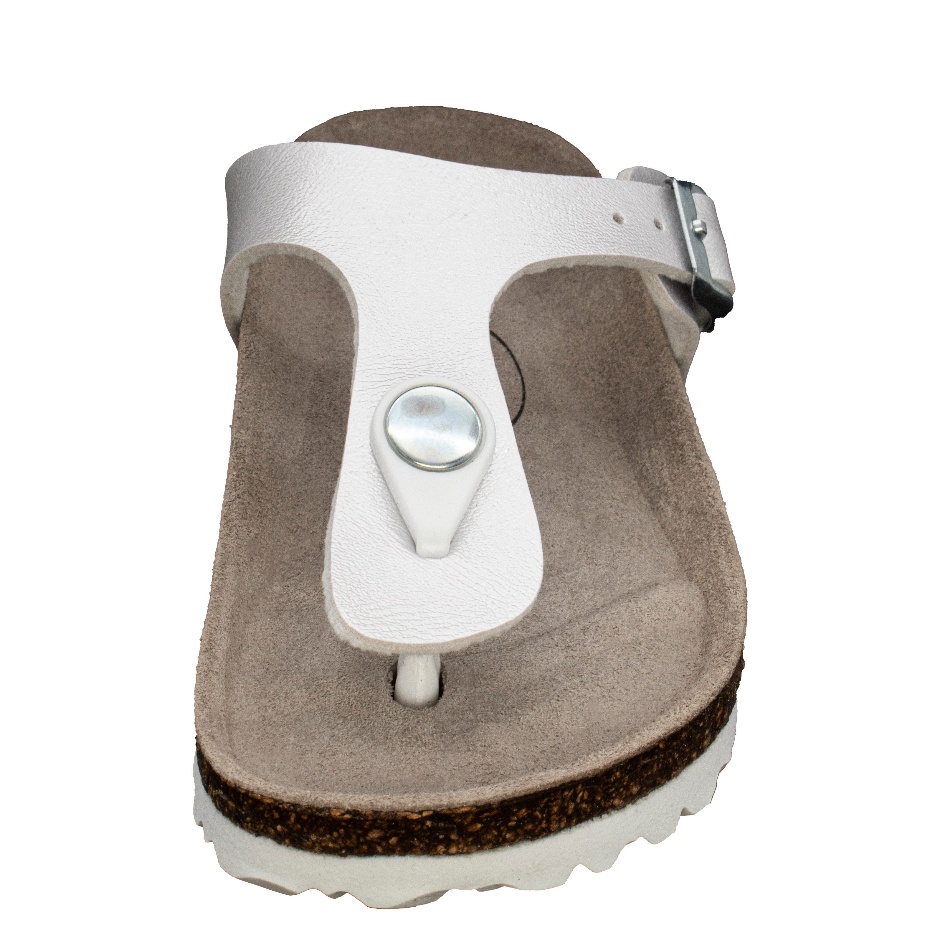 Fischer-Markenschuh Hawaii Zehentrenner aus Vegano (Lederimitat), mit Fleecefutter, Zehentrenner – Bild 4 von 5