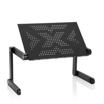 hjh OFFICE Schreibtischaufsatz Schreibtischaufsatz VM-SA II Aluminium, (1 St), 360° verstellbare Beine